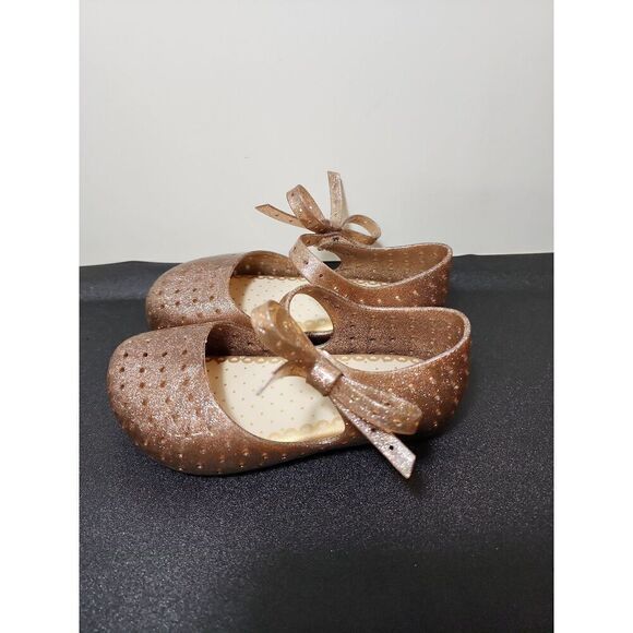 MINI MELISSA Ultragirl Glitter Shoes Size 10 - Picture 1 of 8